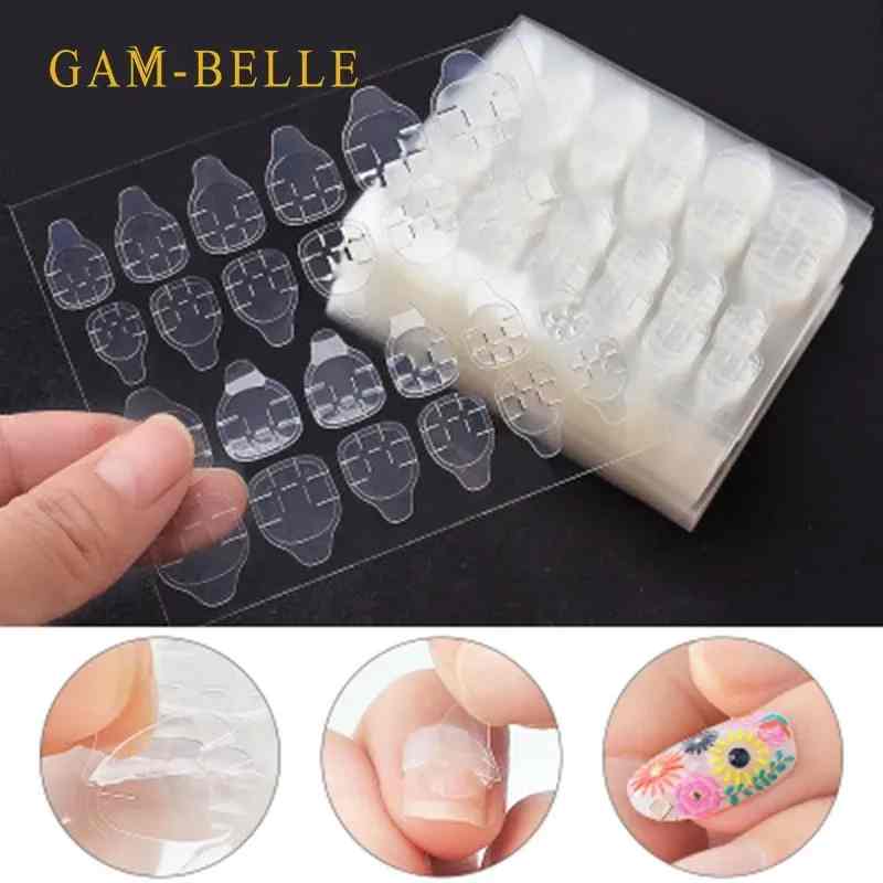 24 Pcs Double Sided Nail Sticker
