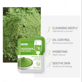 LAIKOU Matcha Mud mask mini - 12 pcs pack