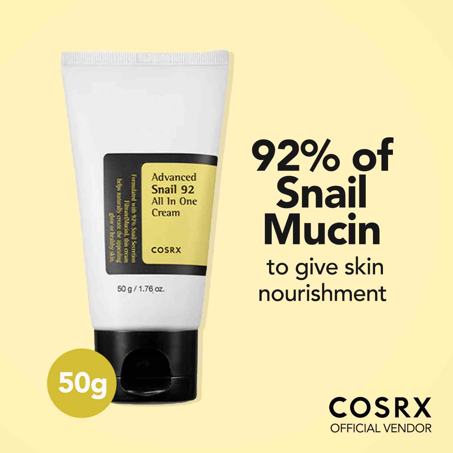 Cosrx Advanced Snail 92 All in One Cream 50g