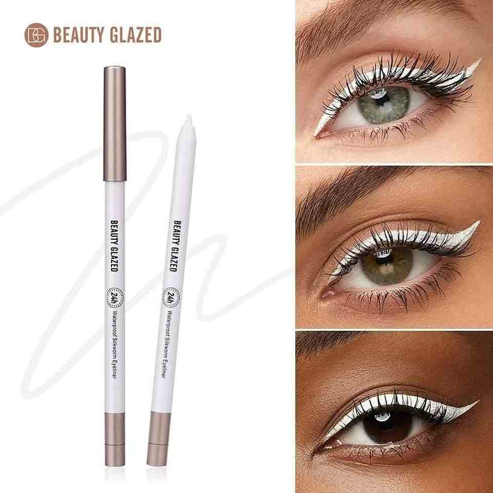 Beauty Glazed  Long-lasting Waterproof Smudgeproof Kajal - White