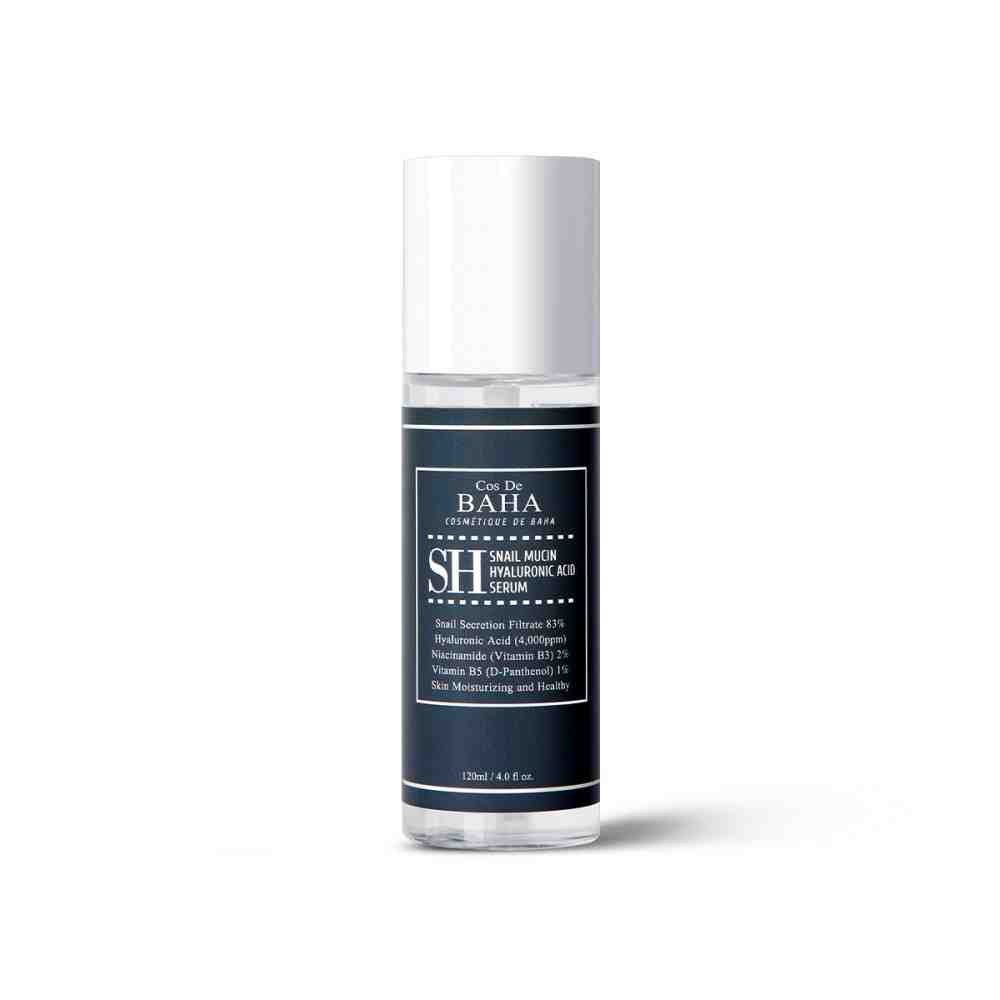 Cos De BAHA Snail Mucin Hyaluronic Acid Serum 120ml (SH) - Made In Korea