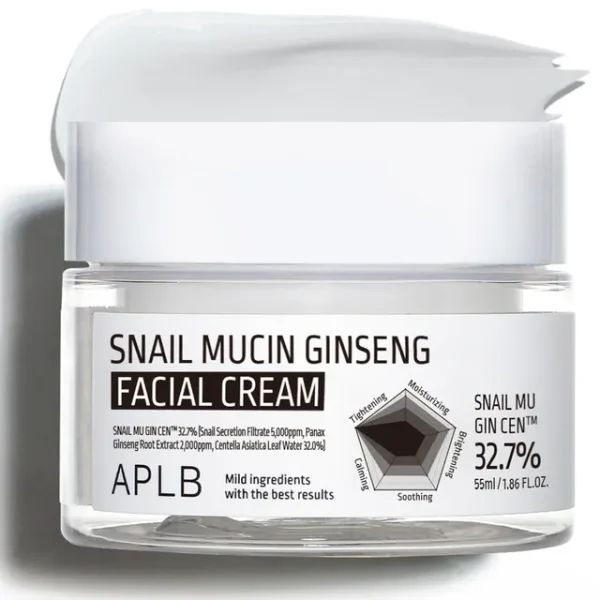 APLB Snail Mucin Ginseng Facial Cream 55ml
