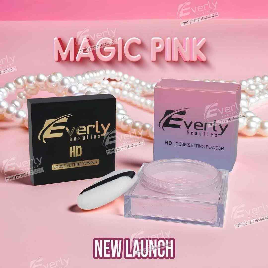Everly Beauties HD Loose Setting Powder - Magic Pink