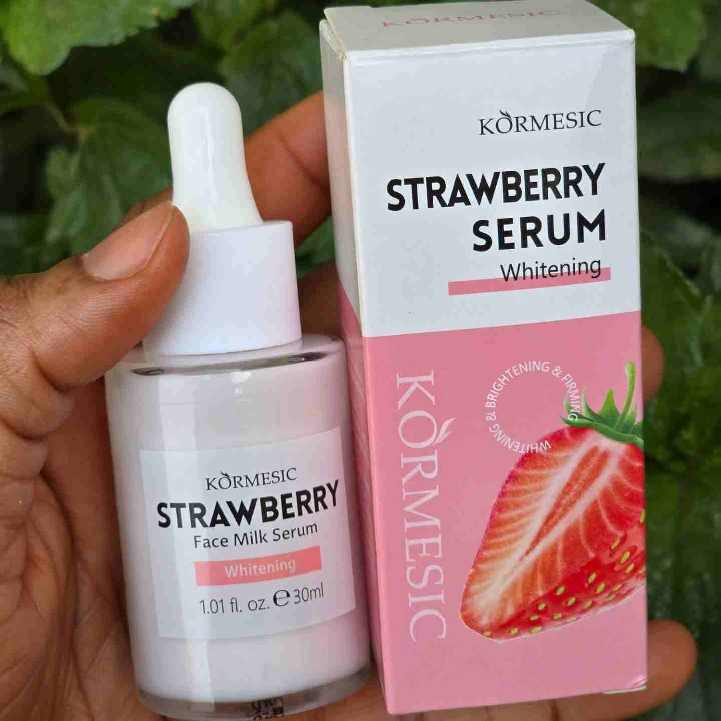 KORMESIC Whitening Face Milk Serum – Strawberry 30 ml