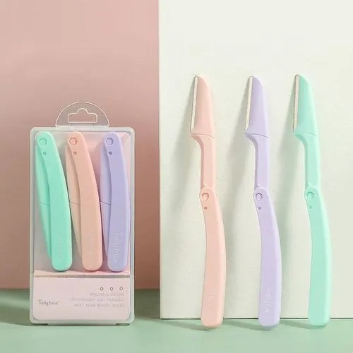 Keli Eye Brow Razor Mini Type 3 Pcs - Foldable