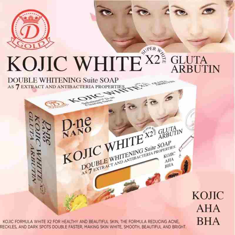 D-ne Nano Kojic White Gluta Arbutin Soap - 160gm