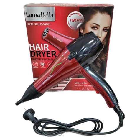 Lumbella Foldable Ionic Hair Dryer 2400 W