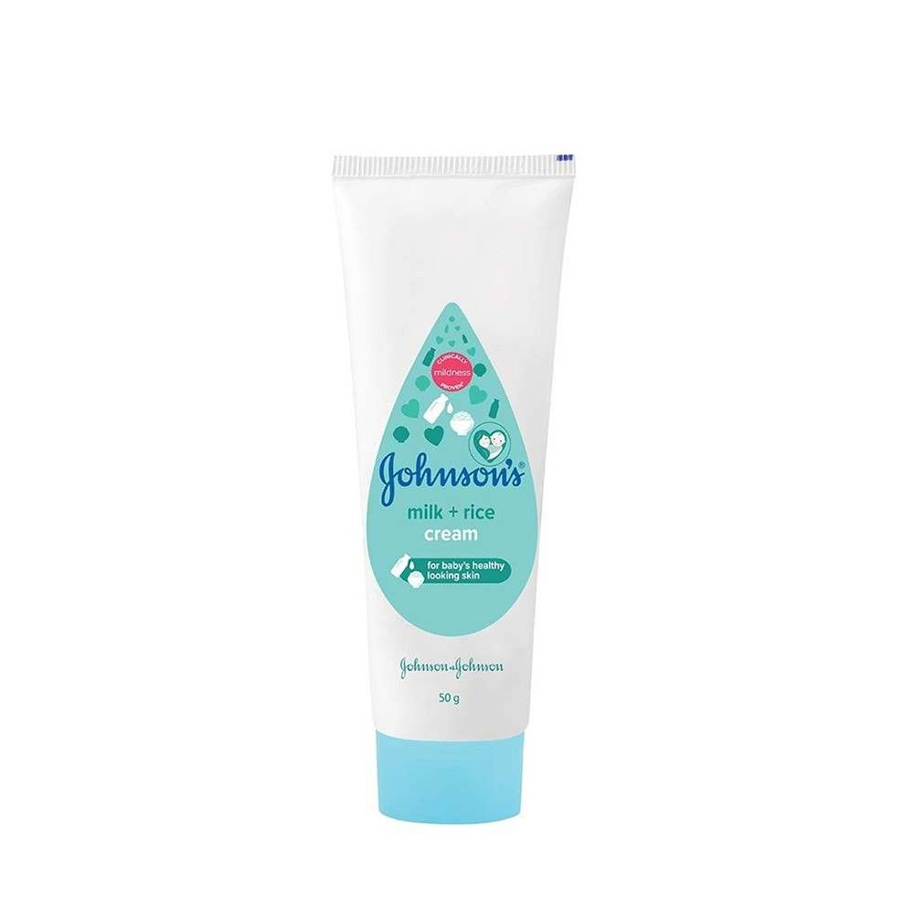 JOHNSON'S Milk + Rice Baby Cream - 50 ml Made In India
