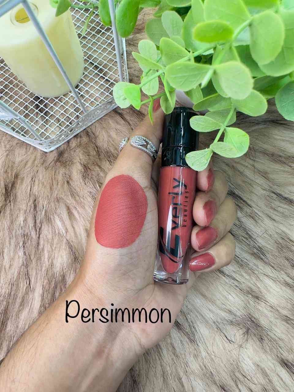 Everly Beauties Liquid Lipstick - Persimmon