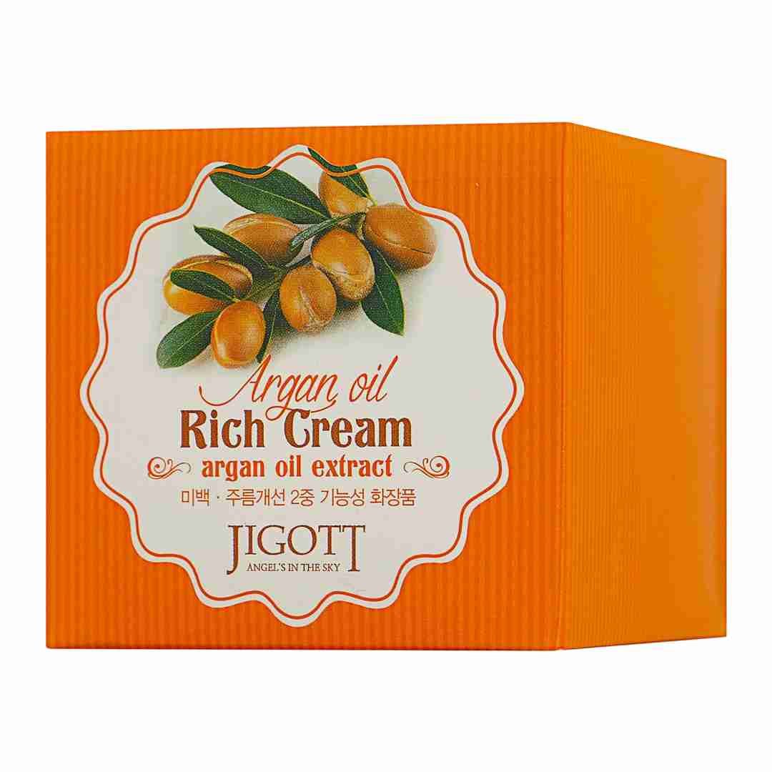 Jigott Argan Oil Rich Moisturize Cream 70ml - Made in Korea