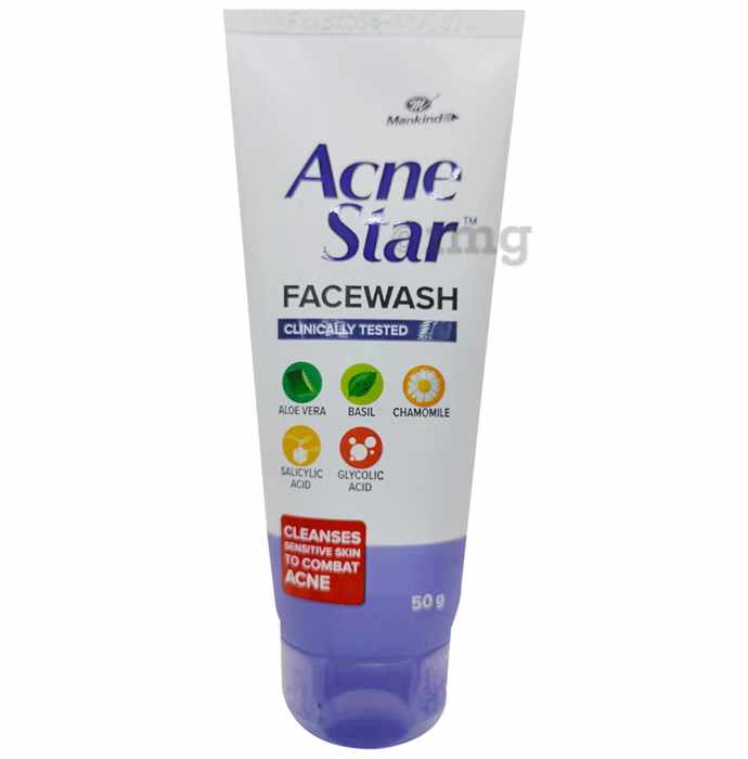 Acne Star Face Wash 50 gm