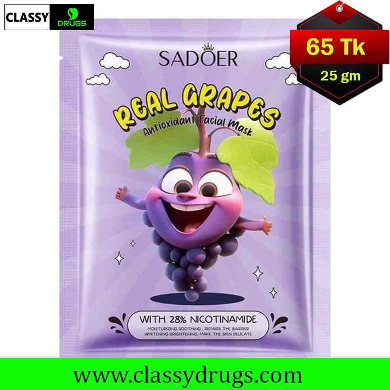 Sadoer Antioxidant Facial Mask Real Grape