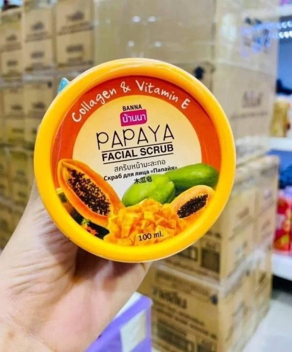 BANNA Papaya Facial Scrub 100ml