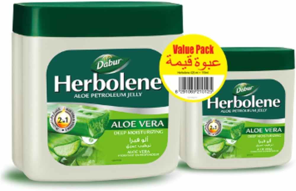 Dabur Herbolene Aloe Petroleum Jelly - Made In UAE Value Pack