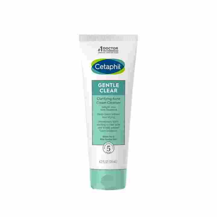 Cetaphil Gentle Clear Clarifying Acne Cream Cleanser 124ml