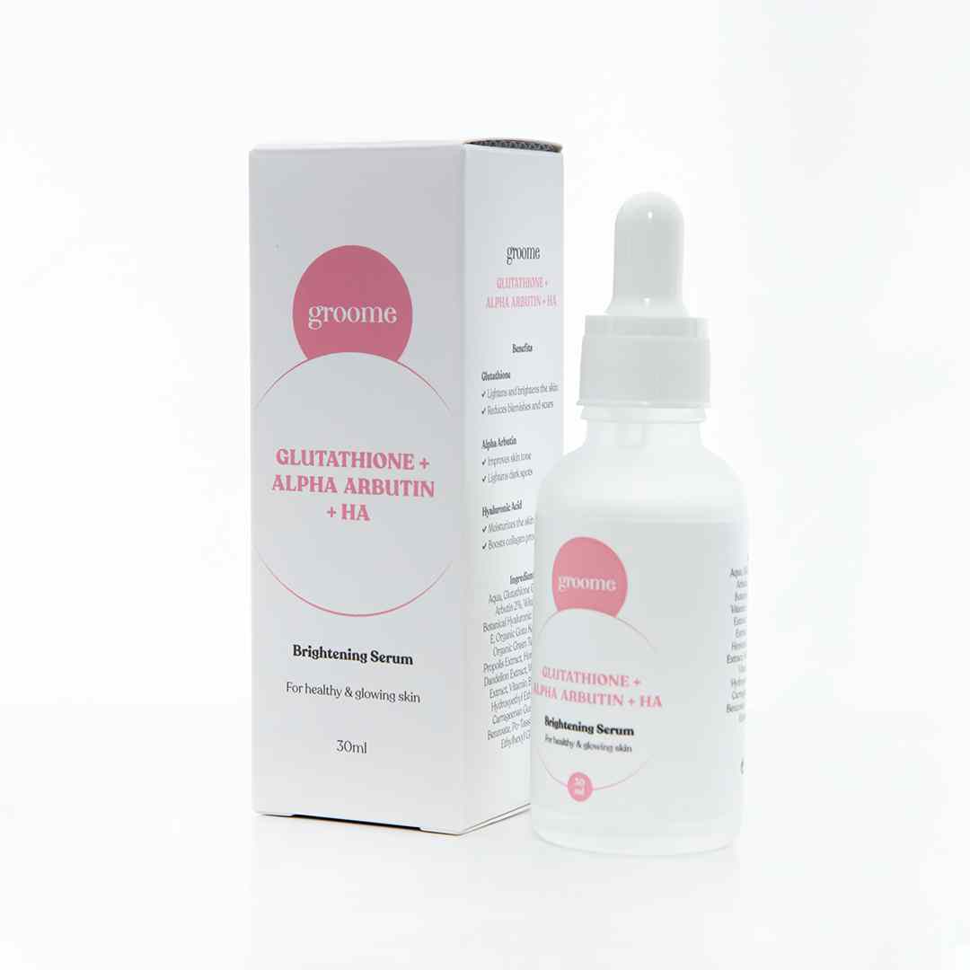 Groome Glutathione Plus Alpha Arbutin Plus HA Brightening Serum 30 ml