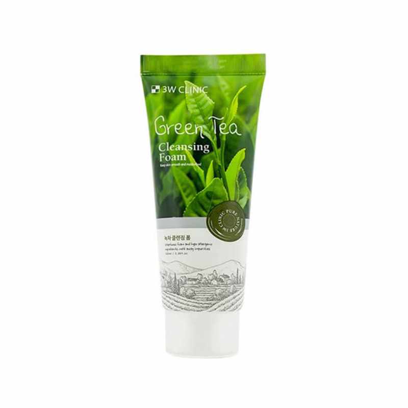3W Clinic Green Tea Foam Cleansing- 100ML