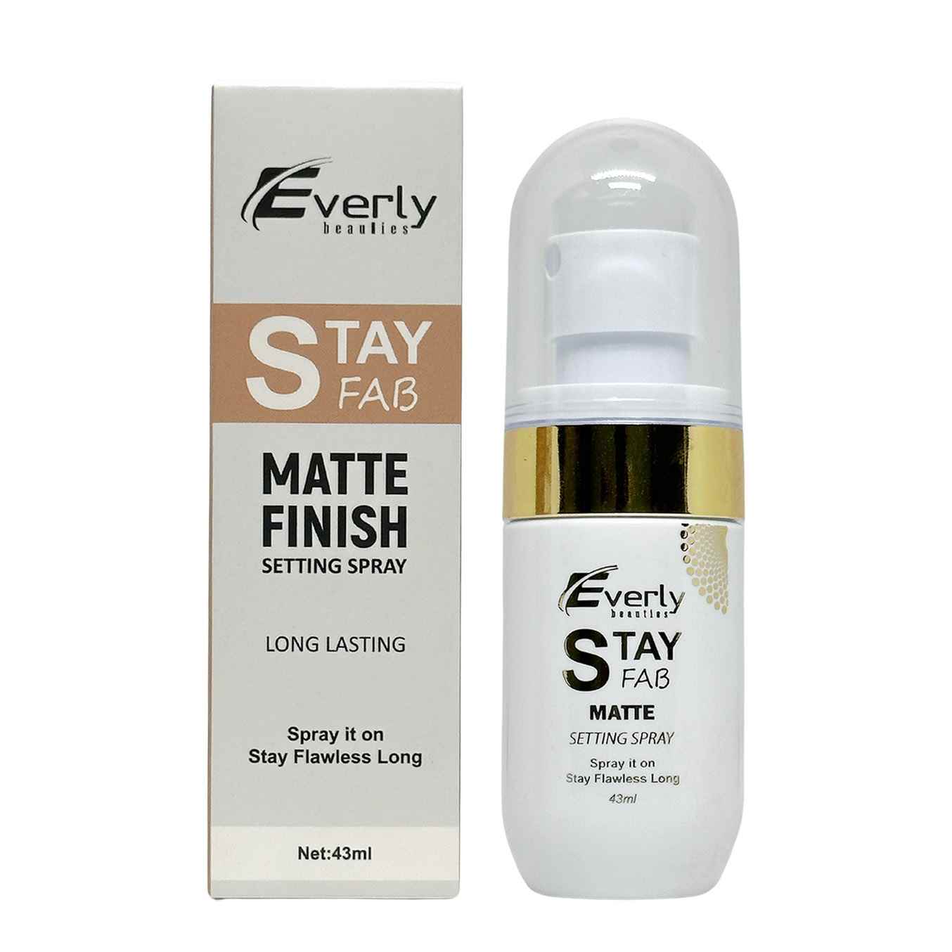 Everly Beauties stay fab matte finish setting spray 43ml