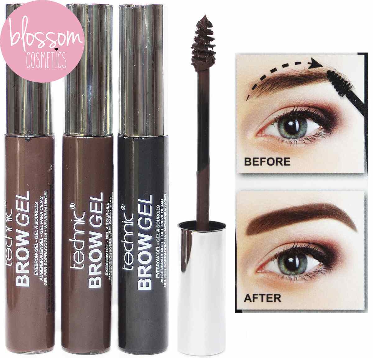 TECHNIC EYE BROW GEL Brow Shaping Definer Gel Mascara