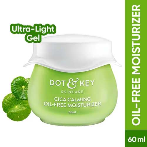 Dot & Key Cica Calming Oil Free Moisturizer For Acne Prone Skin, 60ml