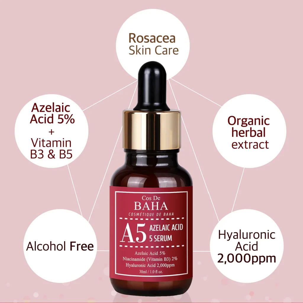 Cos De BHA Azelaic Acid 5% Facial Serum with Niacinamide (30ml)