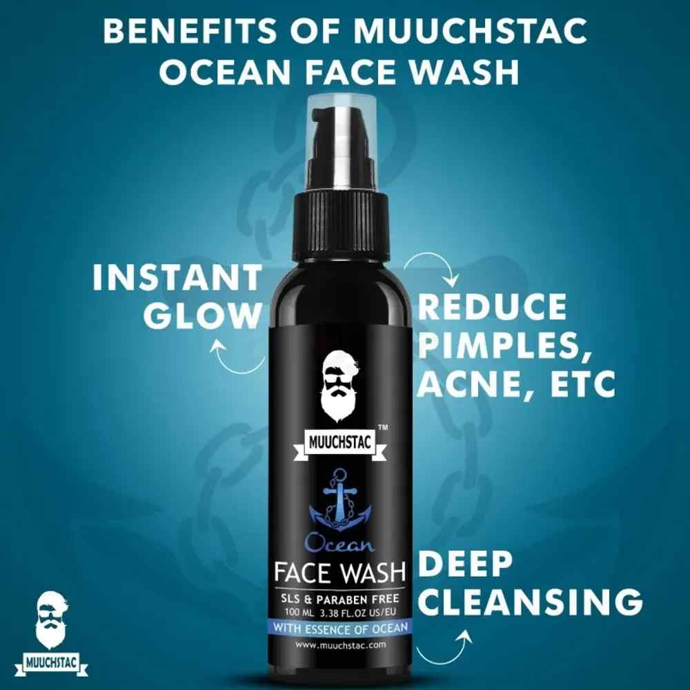 Muuchstac Ocean Face Wash For Man 100ml