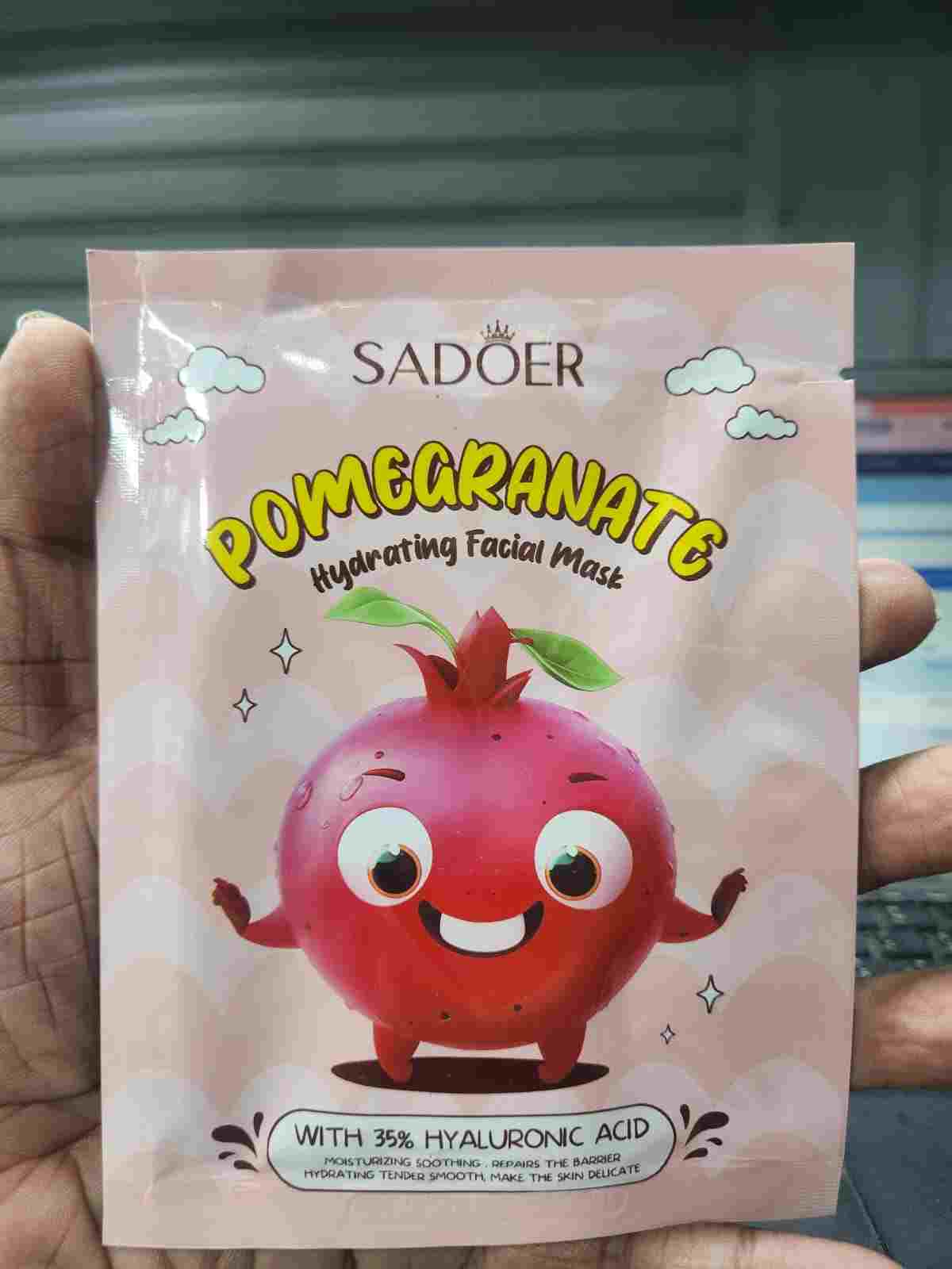 SADOER Plant Series  Sheet Mask- Pomegranate