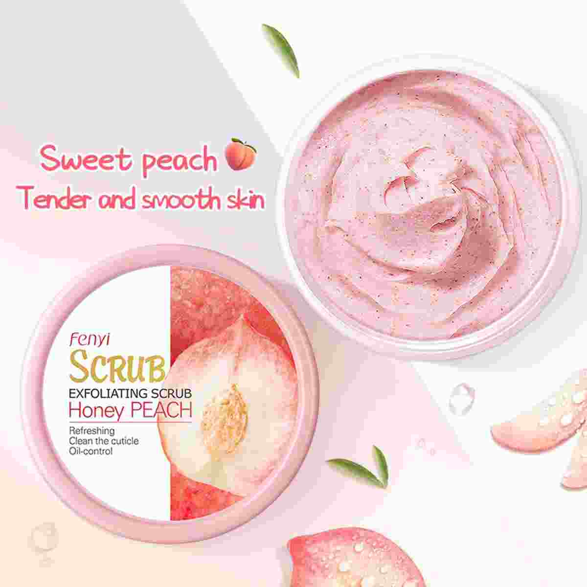 Fenyi Honey Peach Exfoliating Scrub – 100 gm