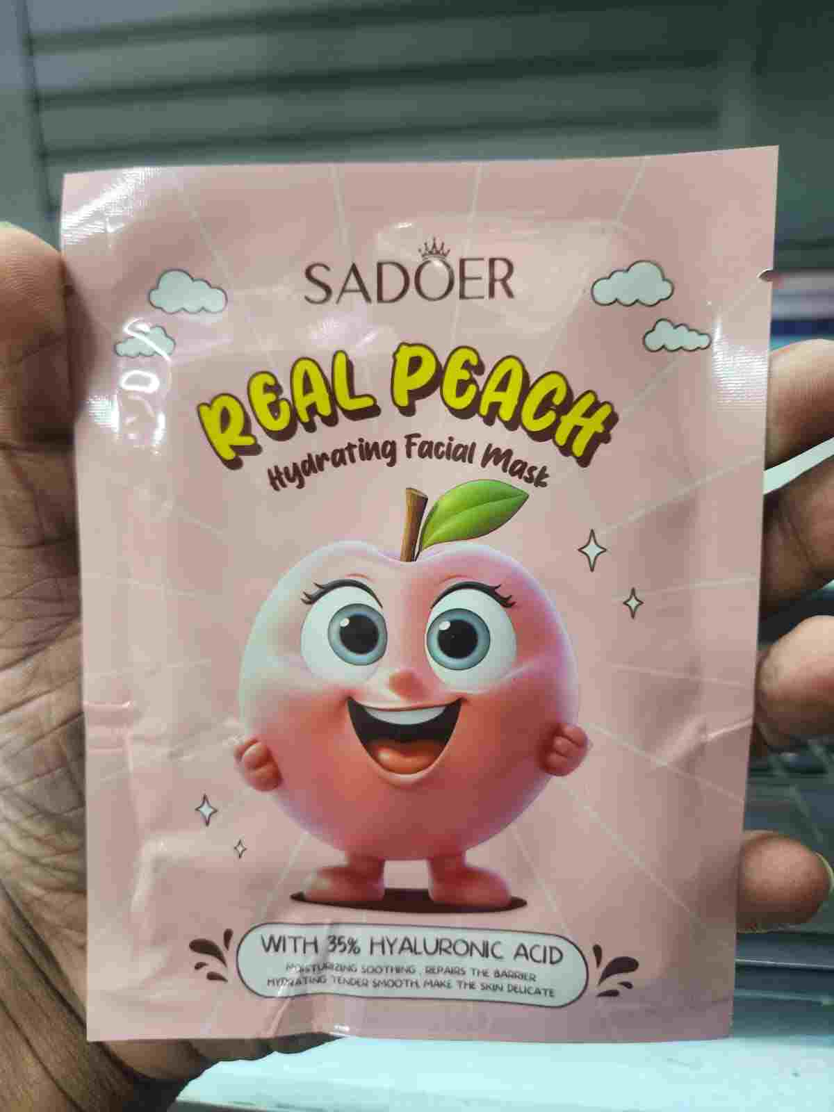 SADOER Plant Series  Sheet Mask- Real Peach