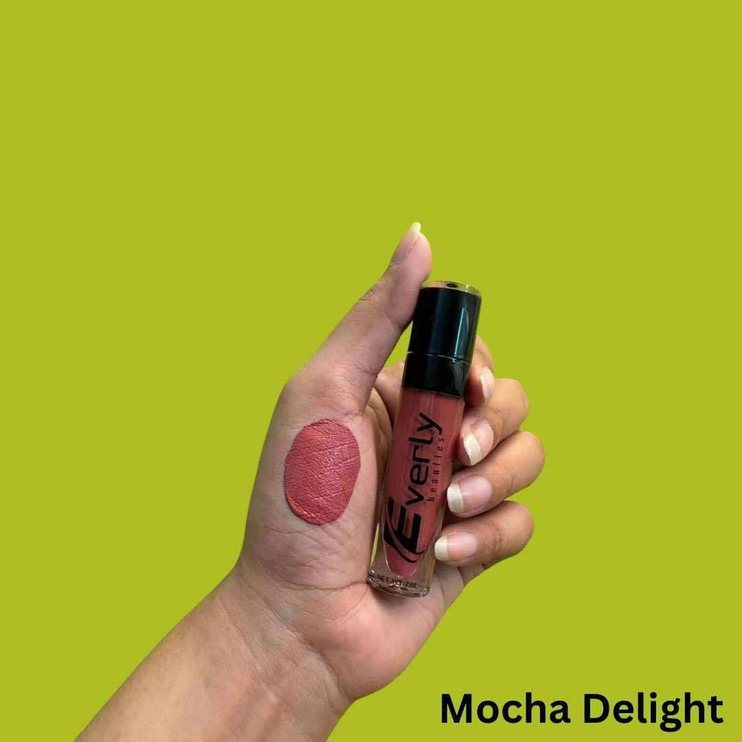 Everly Beauties Liquid Lipstick - Mocha Delight