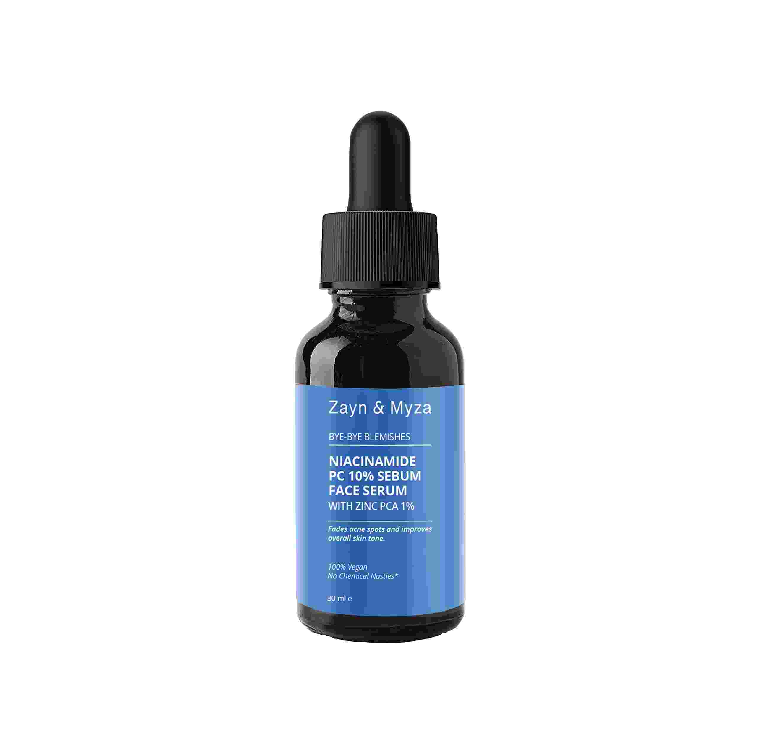 Zayn & Myza Bye-Bye Blemishes Niacinamide Face Serum with Zinc, Reduces Acne & Pores- 30 ml