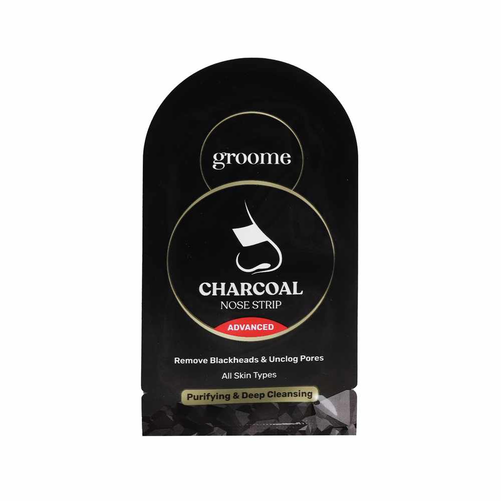 Groome Black Head Remover Charcoal Nose strips 1 pcs