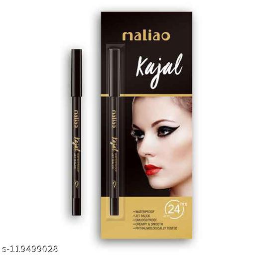 MALIAO Long Lasting Waterproof Jet Black Kajal 1.20g