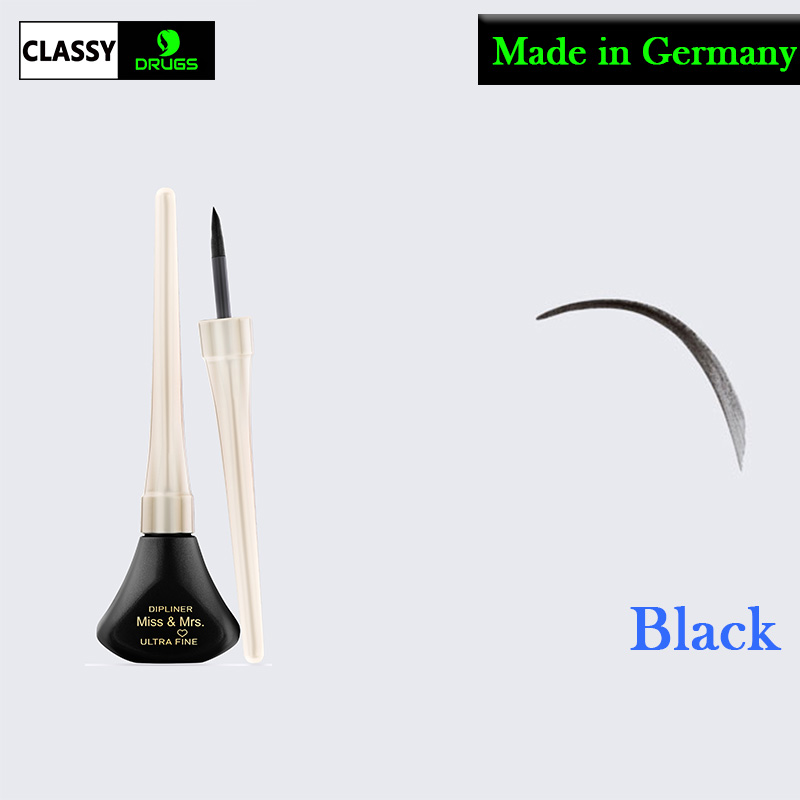 Miss & Mrs Ultrafine Waterproof matte Dipliner Eye Liner – black