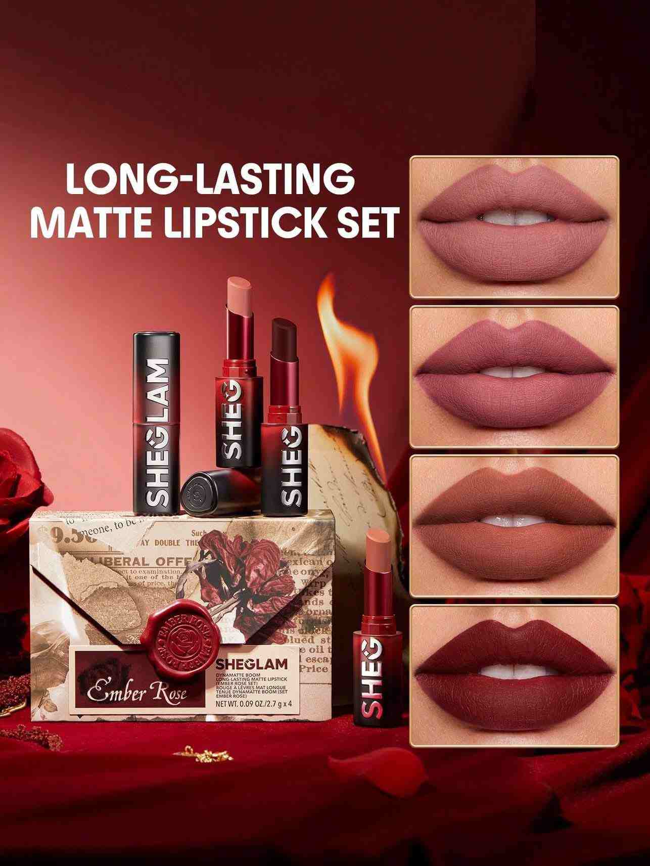 SHEGLAM Dynamatte Boom Long-Lasting Matte Lipstick