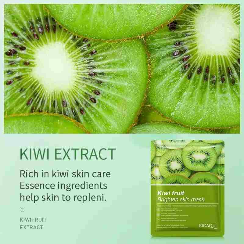 Bioaqua Kiwi Fruit Brighten Facial Sheet Mask – 25g