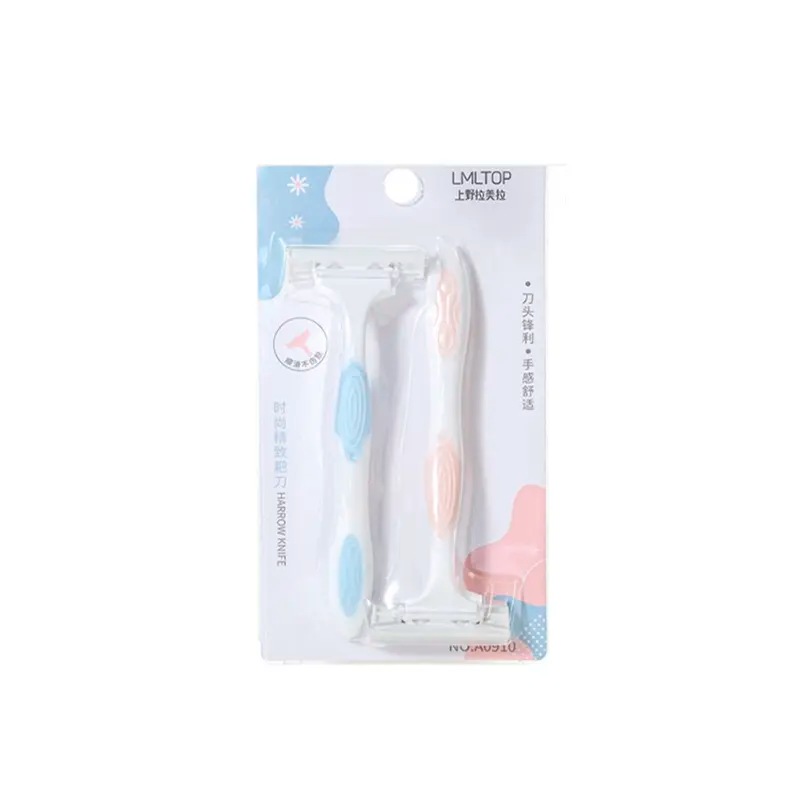 LMLTOP Harrow Knife Women's Razor 2 Pcs
