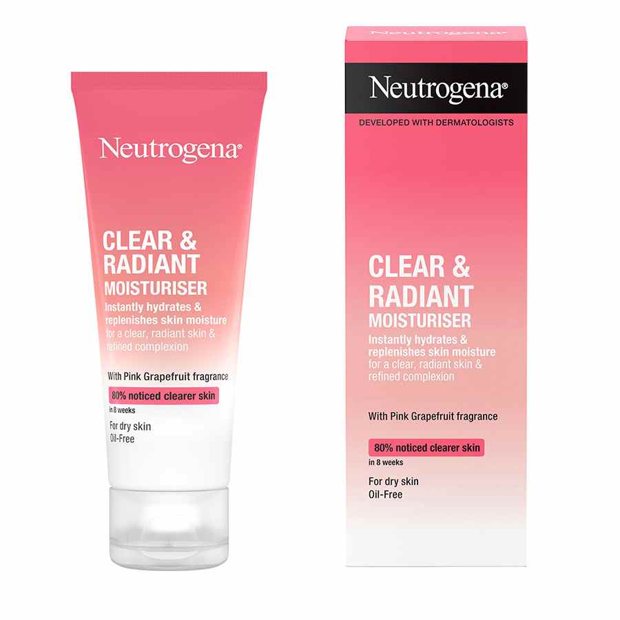 Neutrogena Clear and Radiant Moisturiser 50ml - For dry skin