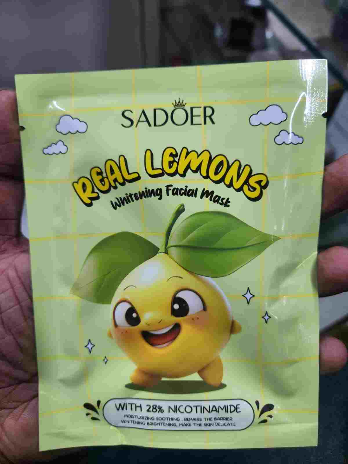 SADOER Plant Series  Sheet Mask- Real Lemon