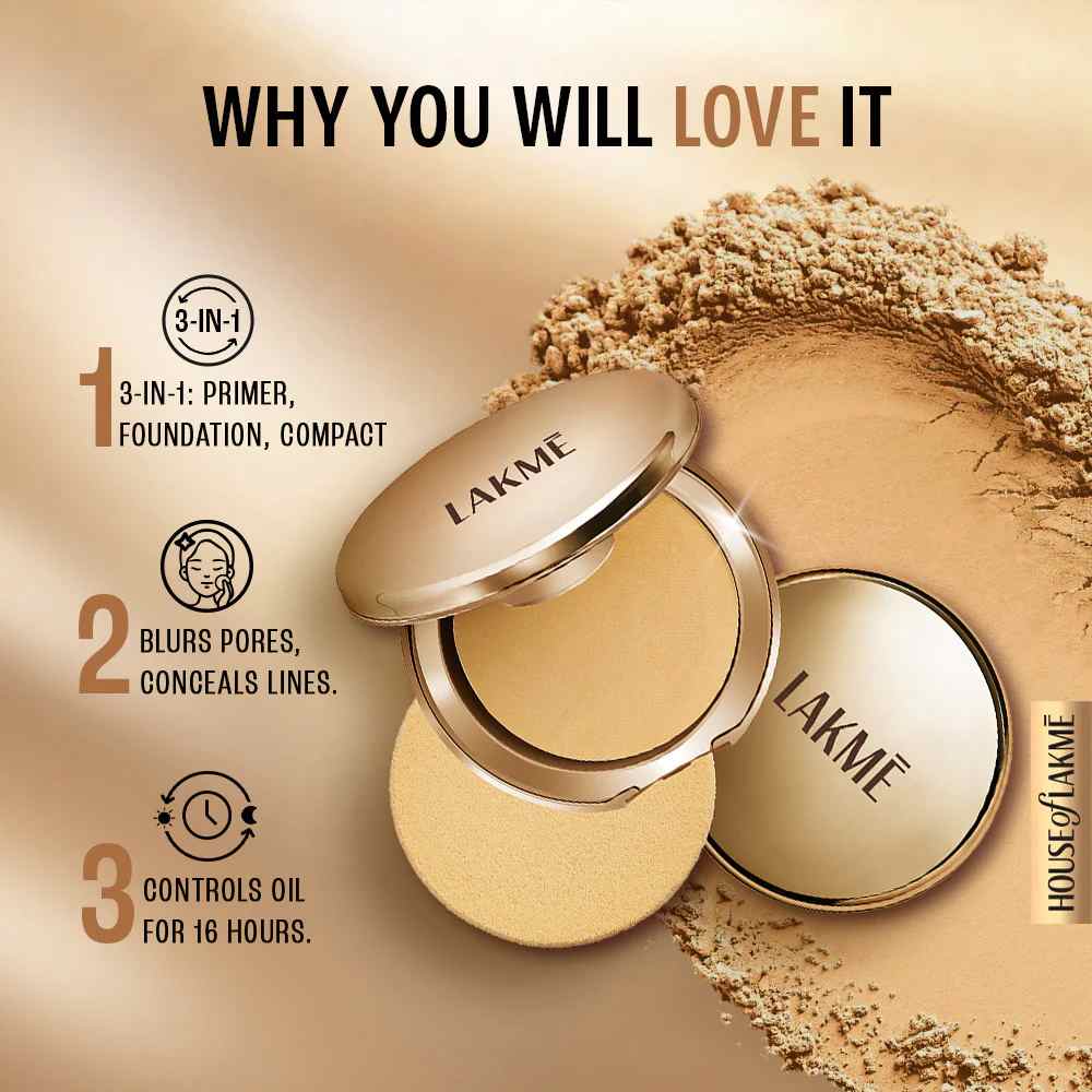 Lakme Sun Expert Ultra Matte Compact Powder SPF 40 PA+++  7g