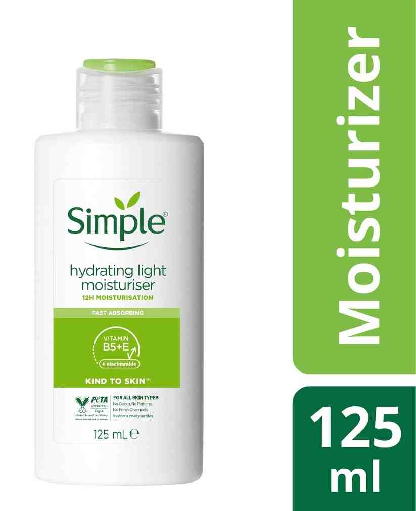 SIMPLE Kind To Skin Hydrating Light Moisturiser 125 gm Made In Hungary