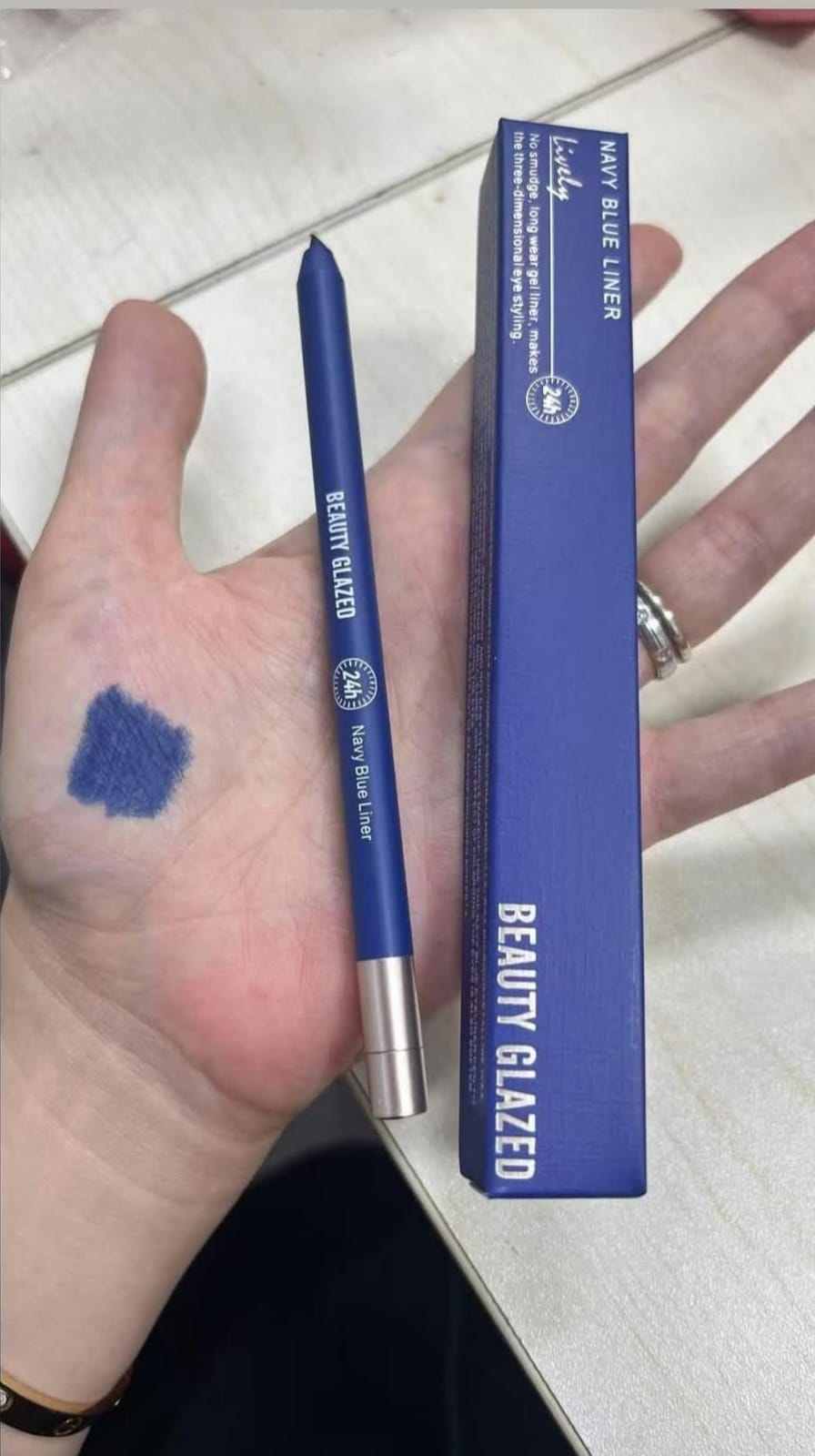 Beauty Glazed  Long-lasting Waterproof Smudgeproof Kajal - Blue