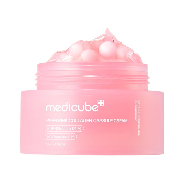 Medicube PDRN Pink Collagen Capsule Cream pair up