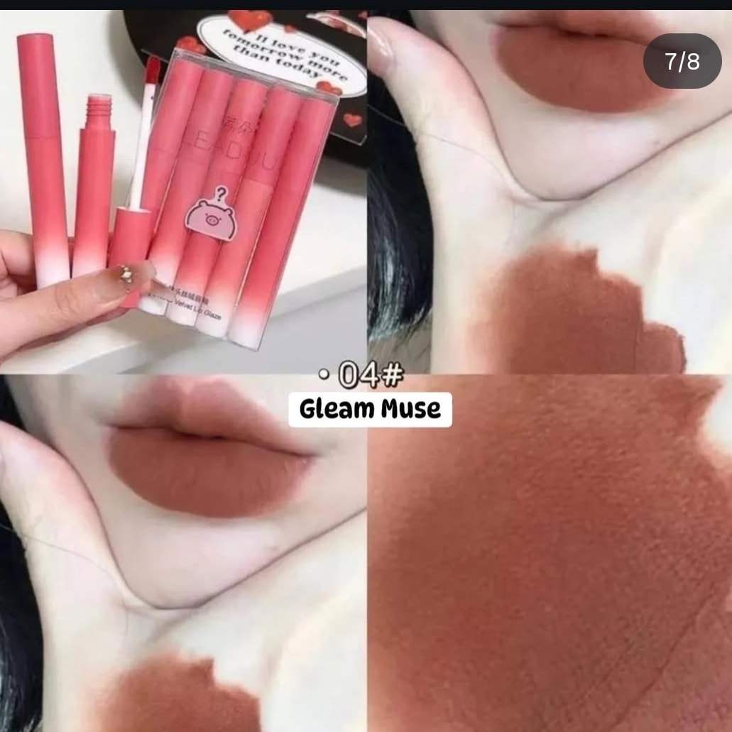 Leaduu 5 pcs lipstick set matte