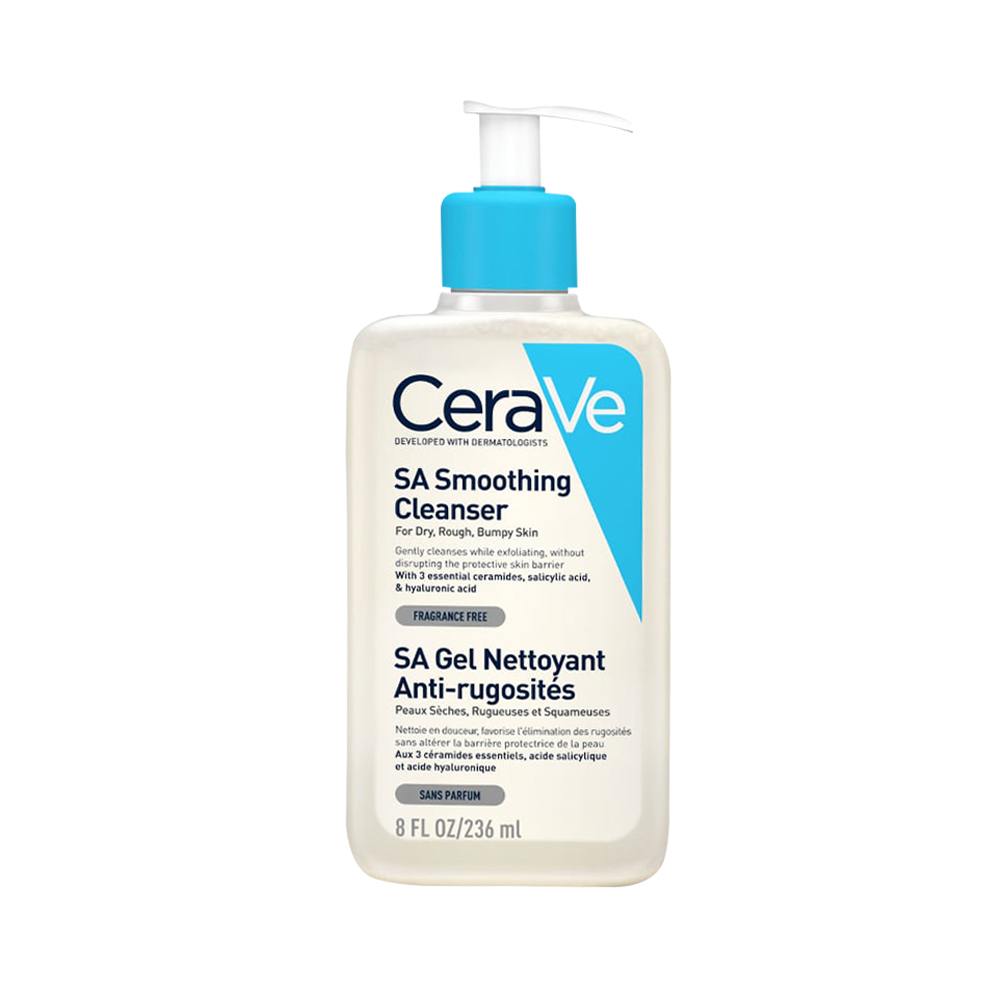 Cerave SA Smoothing Cleanser For Dry Rough Bumpy Skin 236ml