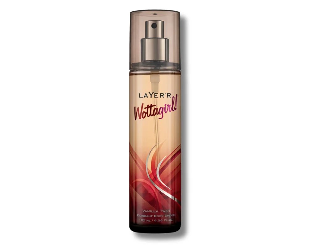 Layer'r Wottagirl Vanilla Twist Body Splash For Women Long Lasting - 135ml