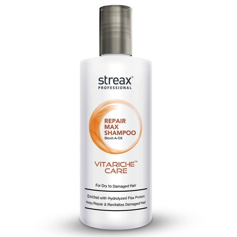 Streax Professionals Repair Max Shampoo for Dry to Damaged Hair 300 ml