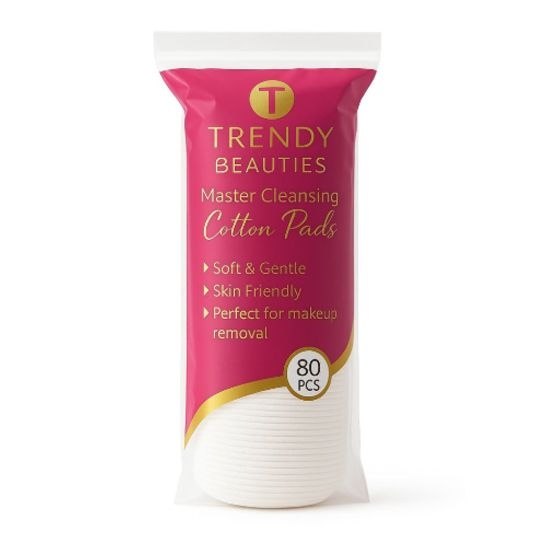 Trendy Beauties Cleansing Cotton Pads 80pcs