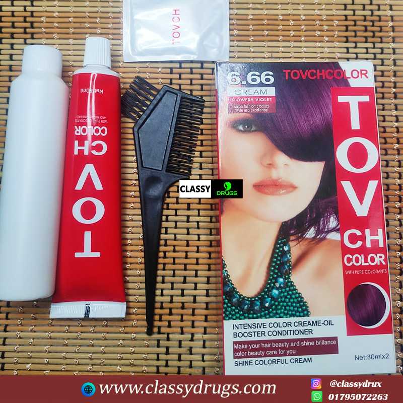 TOV ch hair color  6.66  - 80x2 ml