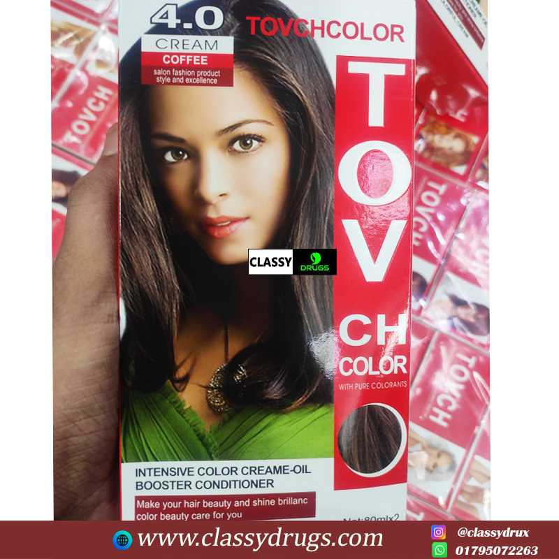 TOV ch hair color 4.0 -  80x2 ml